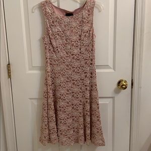 Connected Apparel Pinkish Shimmery dress
